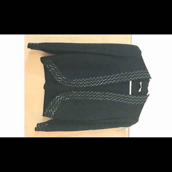 St John Knit Sweater Sequins Small Evening size 10 Holiday - Picture 7 of 16